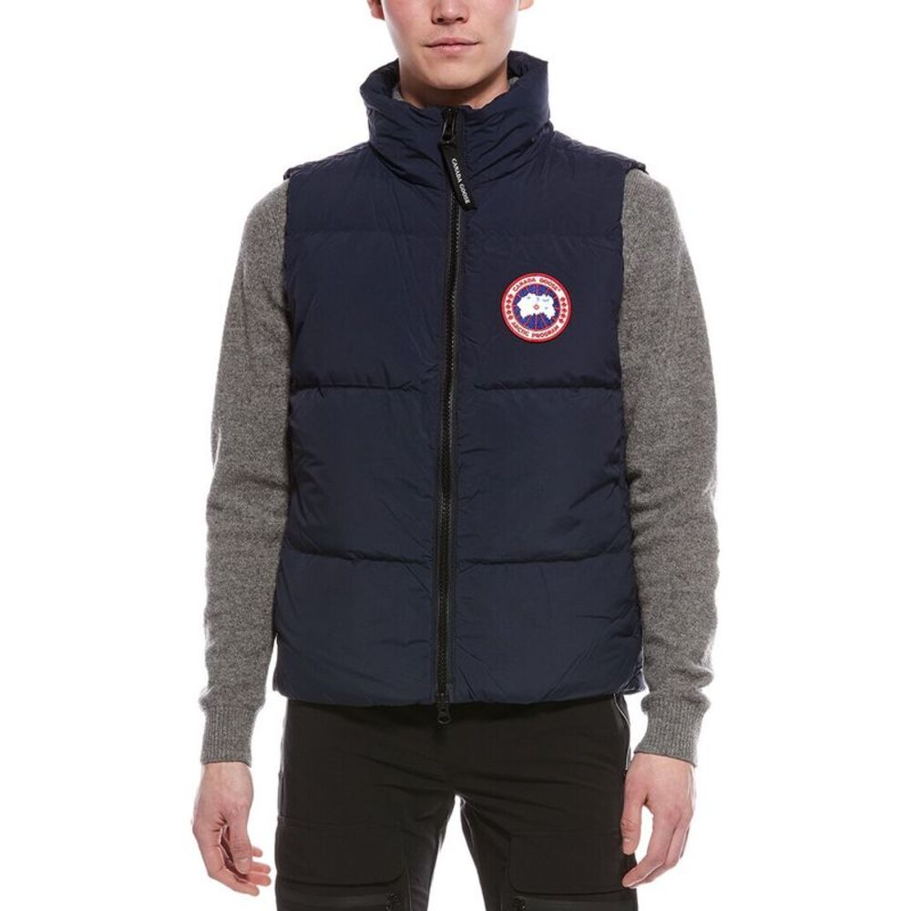 Canada Goose Mens Lawrence Puffer Vest, Blue